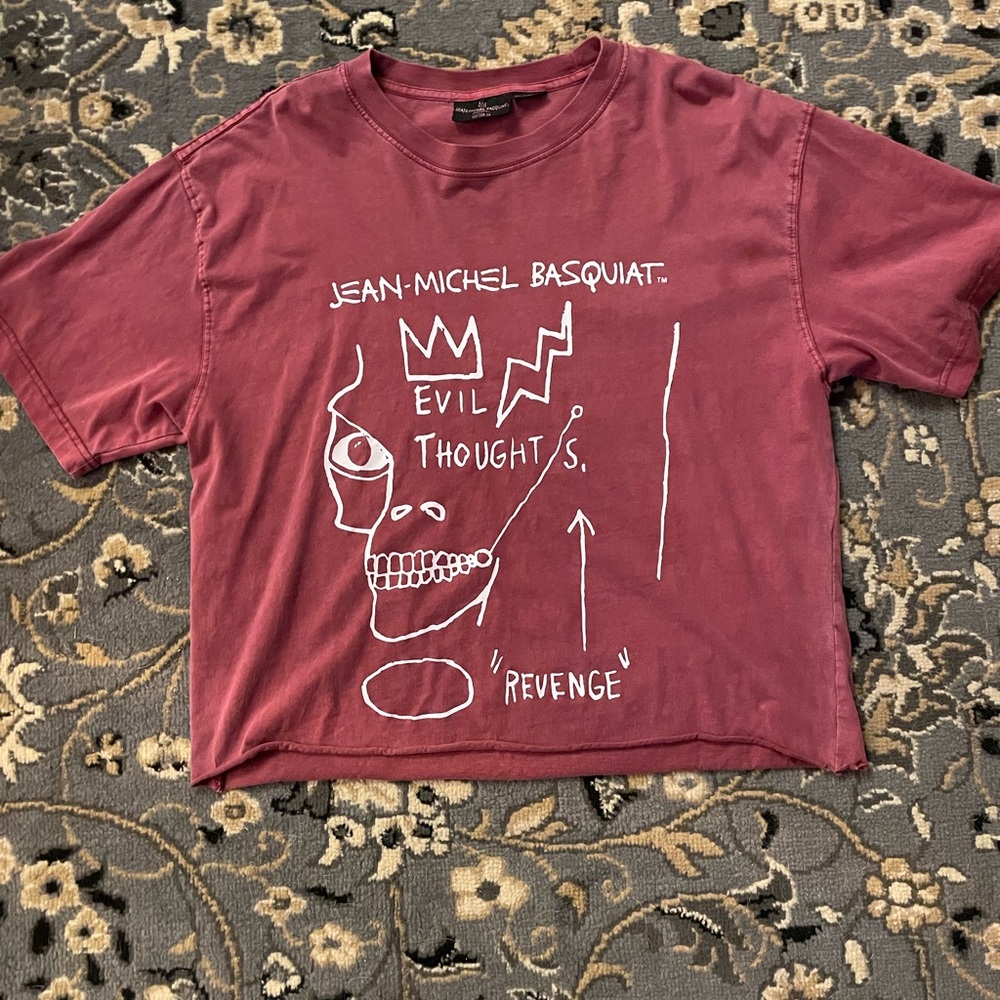 Cropped Jean-Michel Basquiat T-Shirt